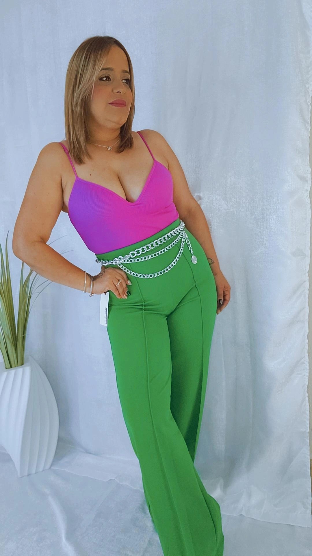 Morena Green Trouser