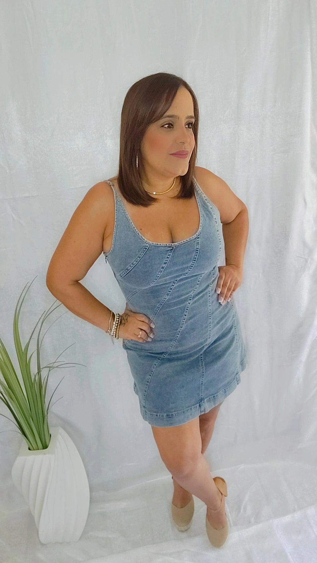 Sandra Denim Dress